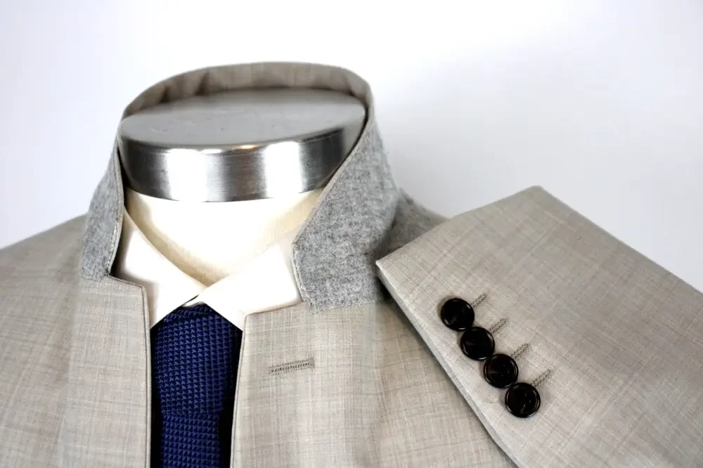 Theory Suit 38 R Mens Chambers Mayer Sand Beige Weave Slim Fit Wool New Tailor 2